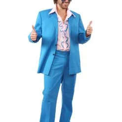 Retro Prom Suit - Blue Hire Costume*