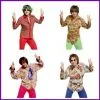 1960s & 1970s Retro Guys - Loud Shirt + Flares Combo Hire Costume*