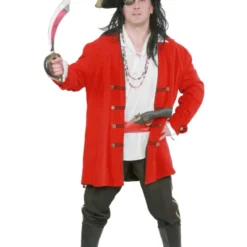 Red Coat Pirate Hire Costume*