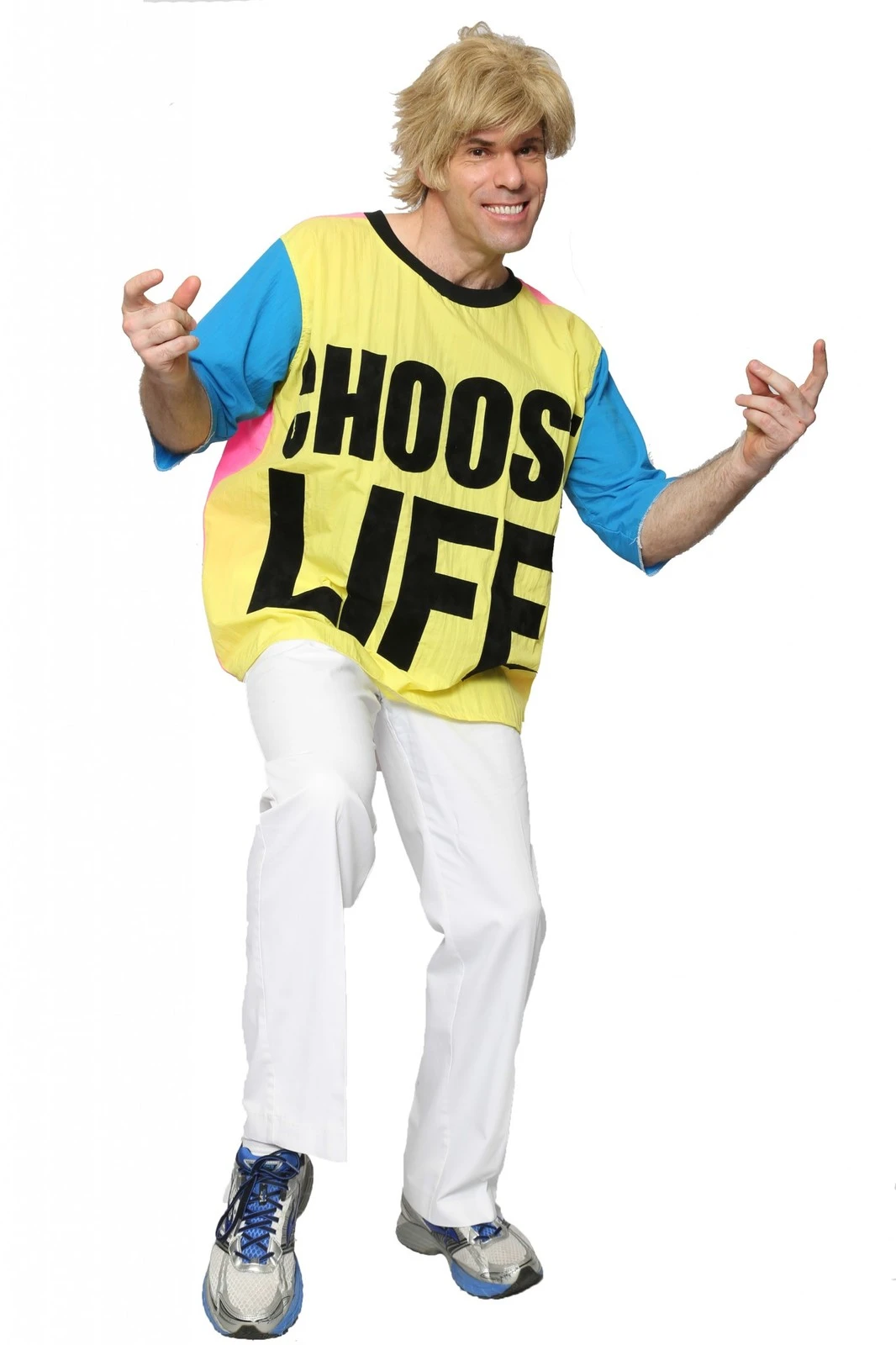 1980s Wham - Choose Life Hire Costume* 3 1980s Wham - Choose Life Hire Costume*
