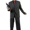 Gangster 3 Piece Suit Hire Costume* 5 -Costume Themes Sales H37