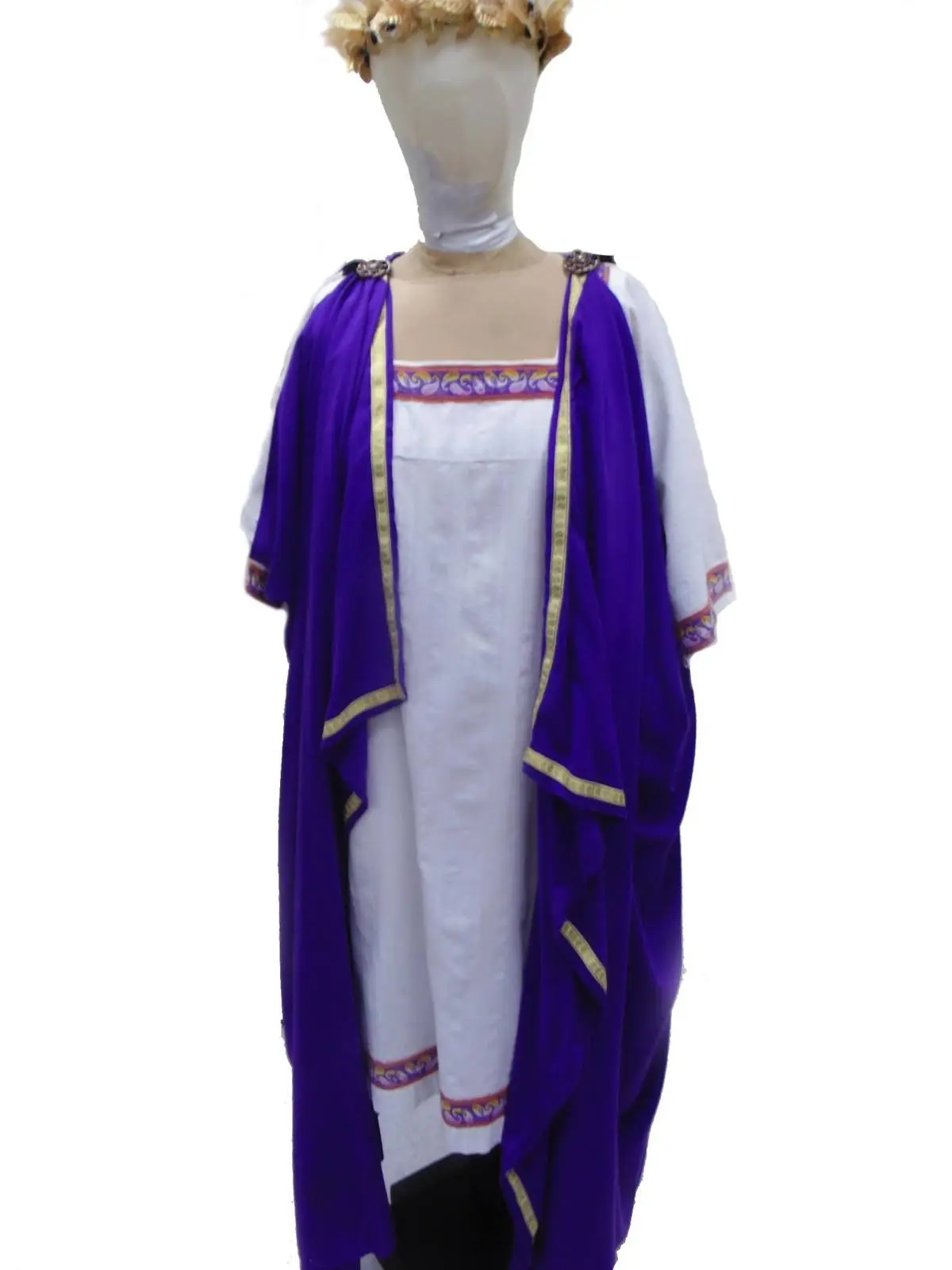 Caesar Toga - Purple Hire Costume* 3 Caesar Toga - Purple Hire Costume*