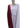 Caesar Toga - Maroon Hire Costume* -Costume Themes Sales H87