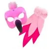 Pink Flamingo Mask & Tail -Costume Themes Sales MA0044