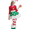 Princess Paradise Candy Cane Elf Girl's Costume [Size: 6-8 Years]
