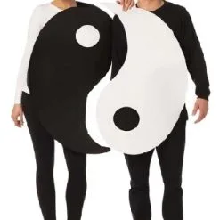 Yin Yang Adult Couple Costume