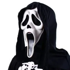 CARNIVAL PRODUCTS ONLINE ONLY: Scream Latex Mask With Hood -Costume Themes Sales X24057 2